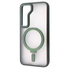 Чохол WAVE Attraction Case with Magnetic Ring Samsung Galaxy S23 Plus green