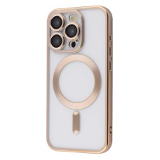 Чохол Metal Matte Case with Magnetic Ring iPhone 15 Pro yellow