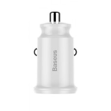 АЗП Baseus Grain 3.1A 2USB white