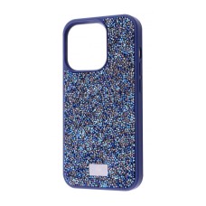 Чохол Bling World Rock Diamond (TPU) iPhone 14 Pro Max blue titanium