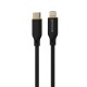 Кабель Proove Jelly Silicone Type-C to Lightning 27W (1m) black