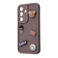 Чохол Pretty Things Case Samsung Galaxy S23 FE brown/bear