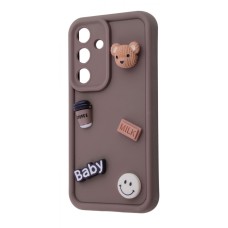 Чохол Pretty Things Case Samsung Galaxy S23 FE brown/bear
