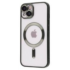 Чохол Metal Matte Case with Magnetic Ring iPhone 14 dark green