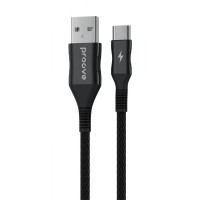 Кабель Proove Braided Scout Type-C 2.4A (1m) black