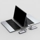 USB-Хаб Baseus Metal Gleam Series 8-in-1 Type-C. gray