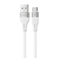 Кабель Proove Soft Silicone Type-C 2.4A (1m) white