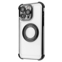 Чохол Glossy Case with Magnetic Ring iPhone 14 Pro Max black