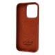 Чохол WAVE Premium Leather Edition Case with Magnetic Ring iPhone 15 Pro orange