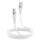 Кабель Proove Soft Silicone Type-C 2.4A (1m) white
