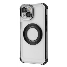 Чохол Glossy Case with Magnetic Ring iPhone 14 black
