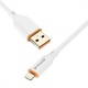 Кабель Proove Jelly Silicone Lightning 2.4A (1m) black
