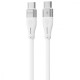 МЗП Proove Silicone Power 30W (Type-C) + Кабель Type-C to Type-C white