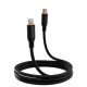 Кабель Proove Jelly Silicone Type-C to Lightning 27W (1m) black
