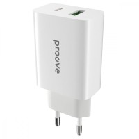 МЗП Proove Rapid 20W (Type-C + USB) white