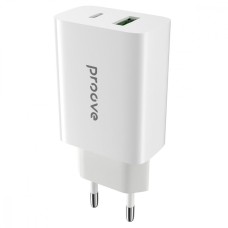 МЗП Proove Rapid 20W (Type-C + USB) white