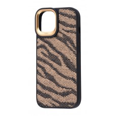 Чохол Kajsa Glamorus Collection iPhone 15 bronze