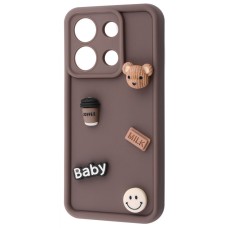 Чохол Pretty Things Case Xiaomi Redmi Note 13 4G brown/bear