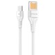 Кабель Proove Double Way Silicone Micro USB 2.4A (1m) white