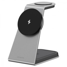 Бездротовий ЗП Proove Omni Power 3 in 1 gray