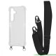 Чохол WAVE Clear Case with Strap Samsung Galaxy S24 Plus black
