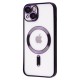 Чохол Metal Matte Case with Magnetic Ring iPhone 14 deep purple