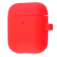Чохол Silicone Case Slim with Carbine for AirPods 2 red
