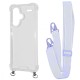 Чохол WAVE Clear Case with Strap Xiaomi Redmi Note 13 Pro+ light purple