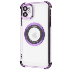 Чохол Glossy Case with Magnetic Ring iPhone 11 purple