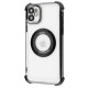 Чохол Glossy Case with Magnetic Ring iPhone 12 black