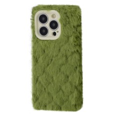 Чохол Fluffy Love Case iPhone 14 Pro Max green