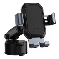 Автомобільний тримач Baseus Tank Gravity Car Mount With Suction Base black
