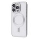 Чохол Metal Matte Case with Magnetic Ring iPhone 15 Pro white titanium
