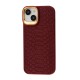 Чохол Kajsa Snake Pattern iPhone 13/14 burgundy
