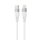 Кабель Proove Soft Silicone Type-C to Lightning 27W (1m) white