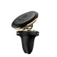 Автомобільний тримач Baseus Magnetic Air Vent Car Mount With Cable Clip black