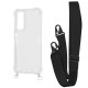 Чохол WAVE Clear Case with Strap Samsung Galaxy A15 4G/5G black