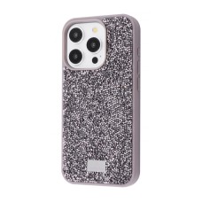 Чохол Bling World Rock Diamond (TPU) iPhone 15 Pro gray titanium