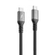 Кабель Proove ReGen Silicone Type-C to Type-C 60W (1m) black