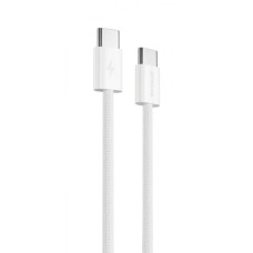 Кабель Proove Energy Stream Type-C to Type-C 60W (1m) white