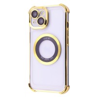 Чохол Glossy Case with Magnetic Ring iPhone 15 gold