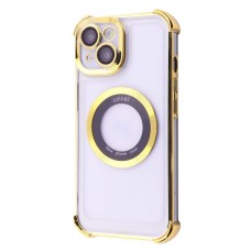 Чохол Glossy Case with Magnetic Ring iPhone 15 gold
