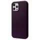Чохол WAVE Premium Leather Edition Case with Magnetic Ring iPhone 13 Pro dark cherry