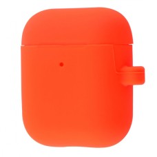 Чохол Silicone Case Slim with Carbine for AirPods 2 spicy orange