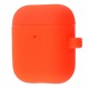 Чохол Silicone Case Slim with Carbine for AirPods 2 spicy orange