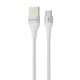 Кабель Proove Double Way Weft Micro USB 2.4A (1m) white