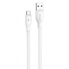 Кабель Proove Flat Out Micro USB 2.4A (1m) white