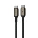 Кабель Proove Dense Metal Type-C to Type-C 60w (1m) black