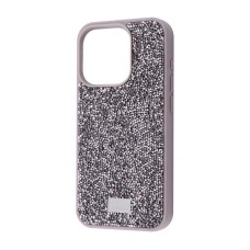 Чохол Bling World Rock Diamond (TPU) iPhone 14 Pro Max gray titanium