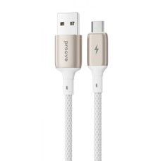Кабель Proove Dense Metal Micro USB 2.4A (1m) white